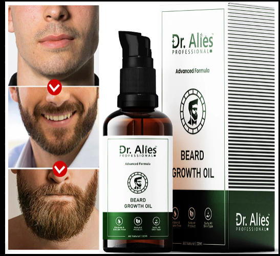 Dr. Alies Professional Advanced Beard Growth Oil for Men