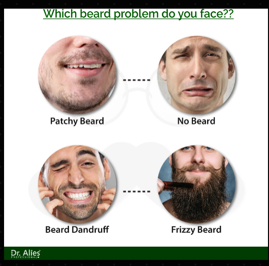 Dr. Alies Professional Advanced Beard Growth Oil for Men