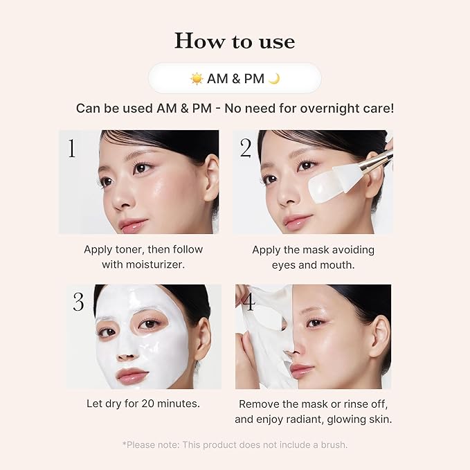 medicube Collagen Glazed Milky Glow Daytime Wrapping Mask | Quick & Easy-to-Peel Mask for Radiance, Hydration & Smooth Texture | Glutathione, Niacinamide, 130Da Collagen for Plumped, Glass Glow Skin