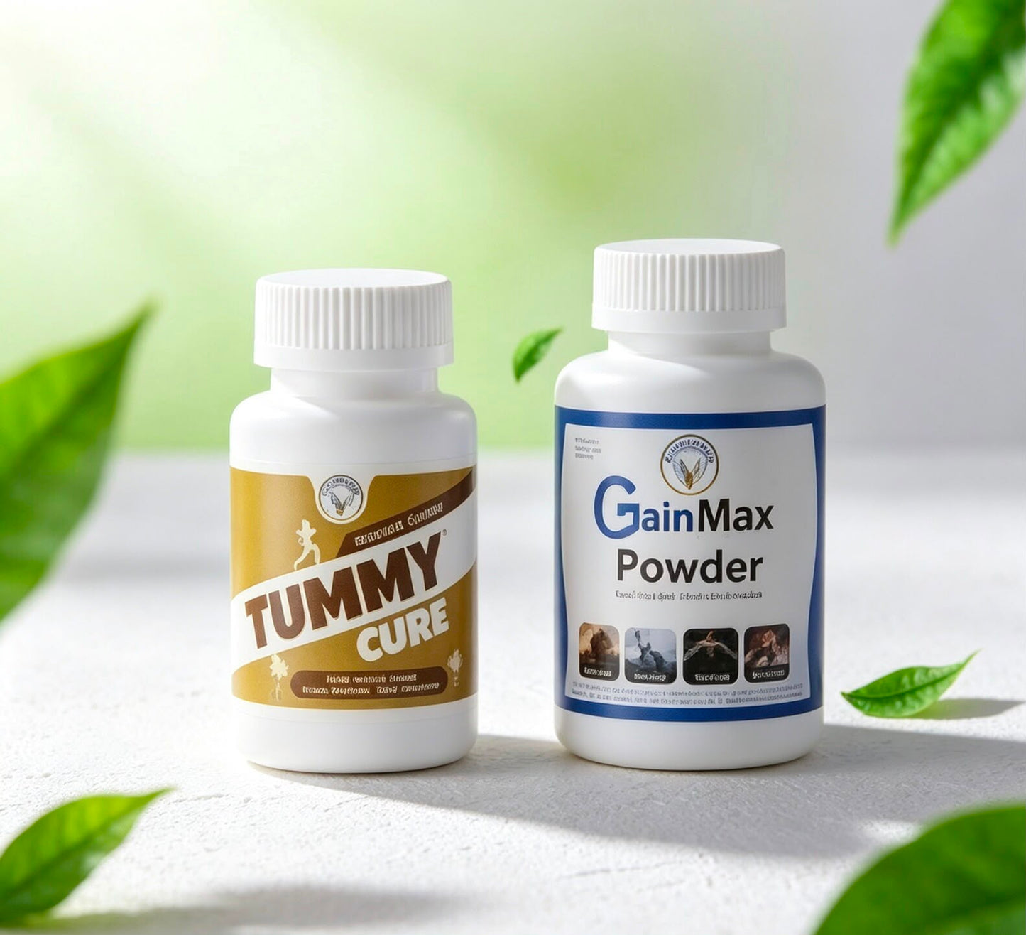Gain Max Powder + Tummy Care Herbal Supplement | Weight Gain & Digestive Support