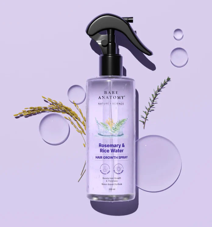 Rosemary & Rice Water Hair Growth Spray